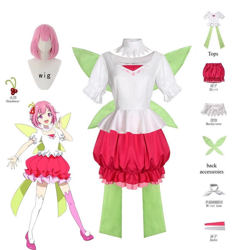 

ANIMECC IN STOCK Xs-2xl Ootori Emu Cosplay Anime Psjk 2025 Movie Colorful Stage Cosplay Dress Halloween Party Outfits for Women