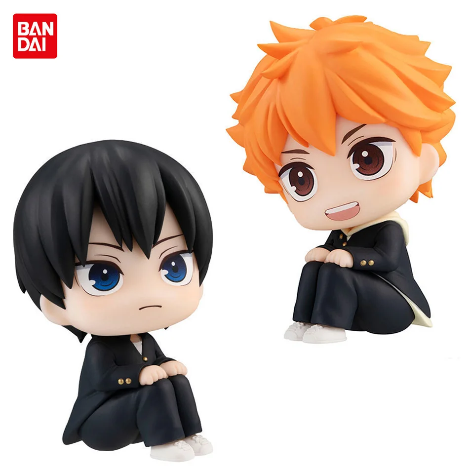 Figura de Anime Haikyuu de 10 cm, Hinata Shoyo, Tobio Kageyama, Juego de 2 Piezas, Figura de Acción, Juguete para Coche, Decoración Kawaii, Modelo de PVC, Regalo para Niños
