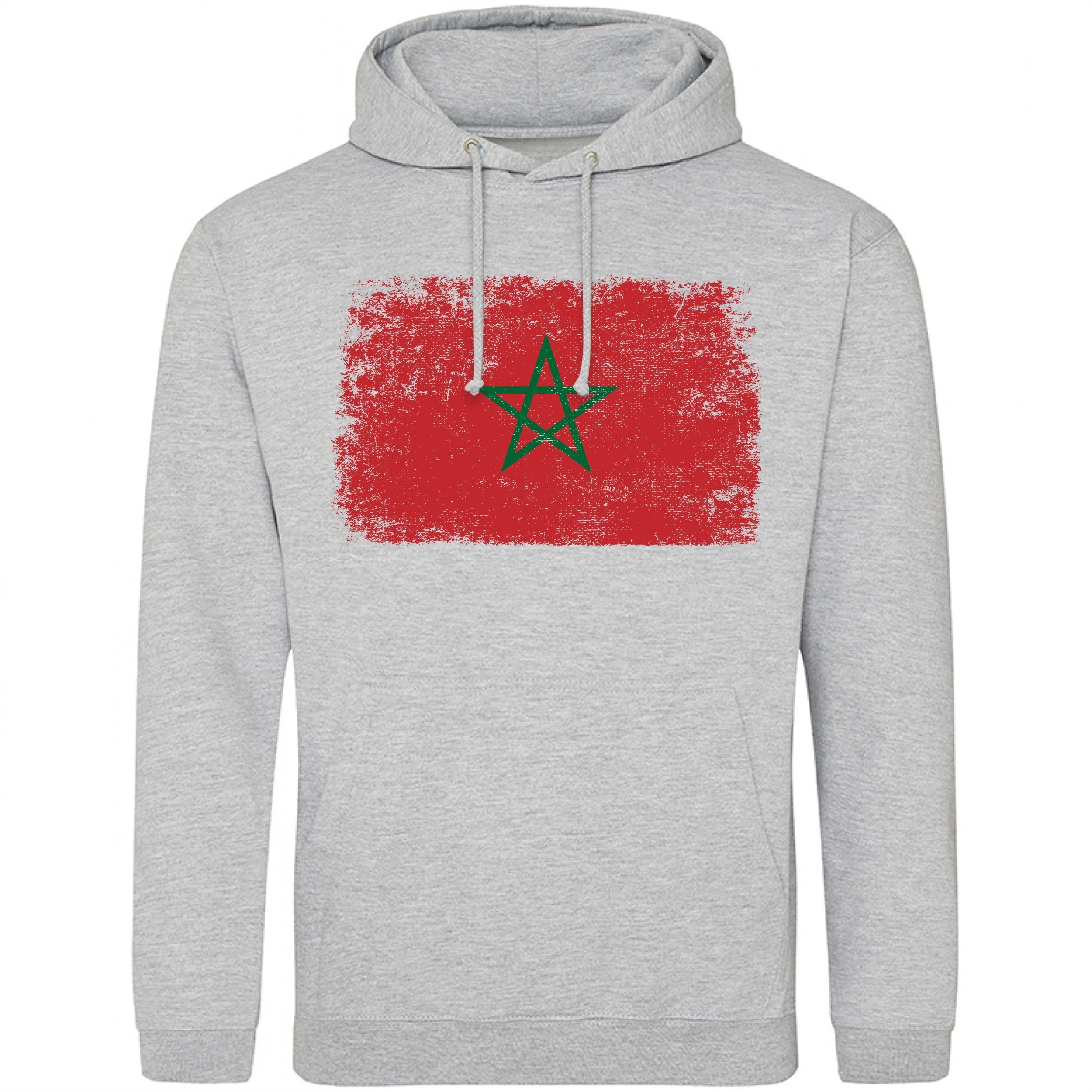 Morocco Flag Printing Hoodie Men's and Women's Long Sleeve Sweatshirt Y2k Tops Autumn Pullover Men Clothing Vintage Sportswear