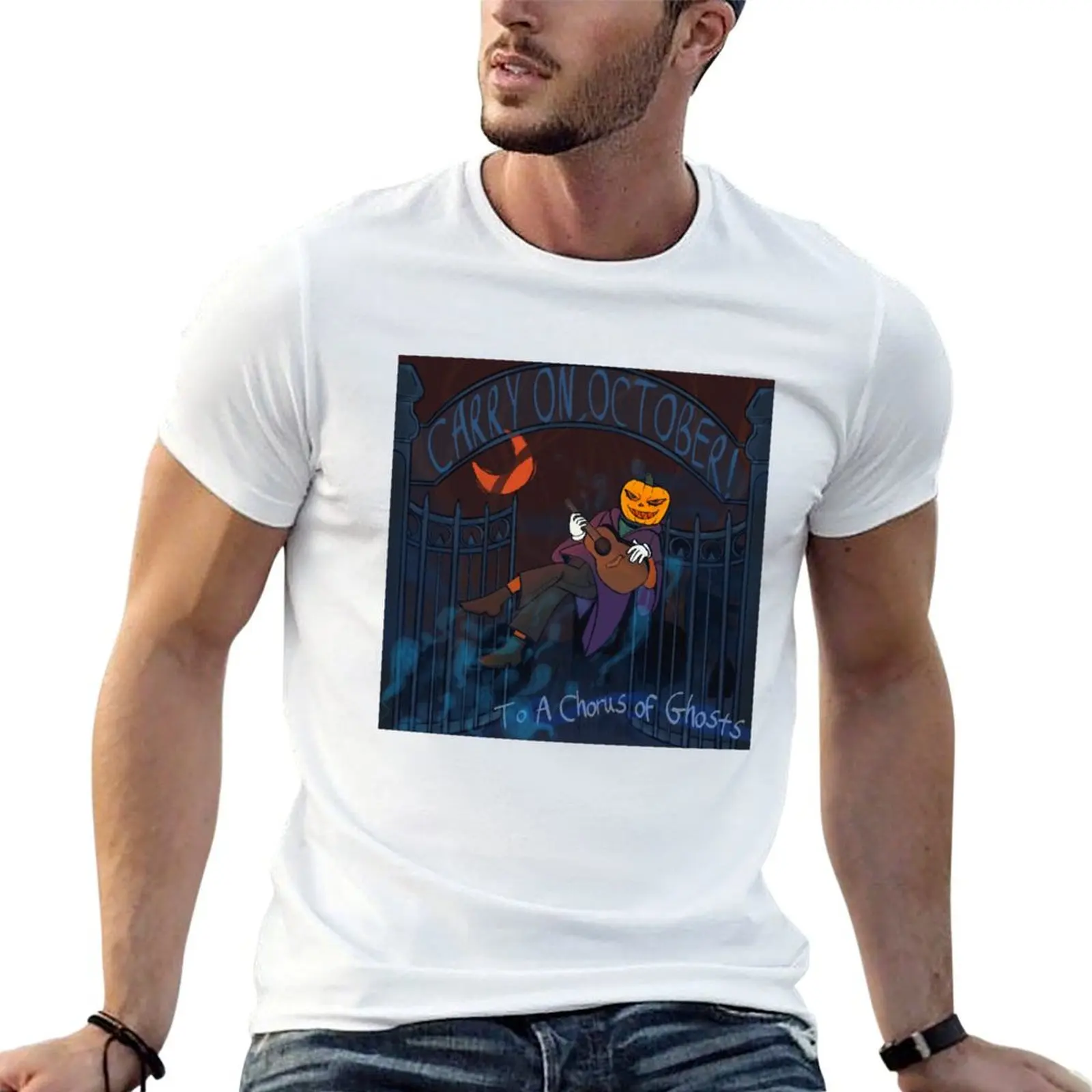 To a Chorus of Ghosts Cover T-Shirt Lightweight Cooling Short Sleeve Tee