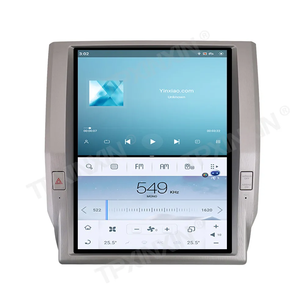 كوالكوم لتويوتا تندرا 2014 2015 2016 2017 أندرويد Carplay راديو السيارة السيارات مشغل وسائط متعددة نظام تحديد المواقع والملاحة رئيس وحدة