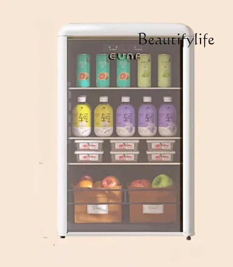 Ice Bar Household Small Living Room Bar Bedroom High Value Office Refrigerated Cabinet Beverage Small Refrigerator