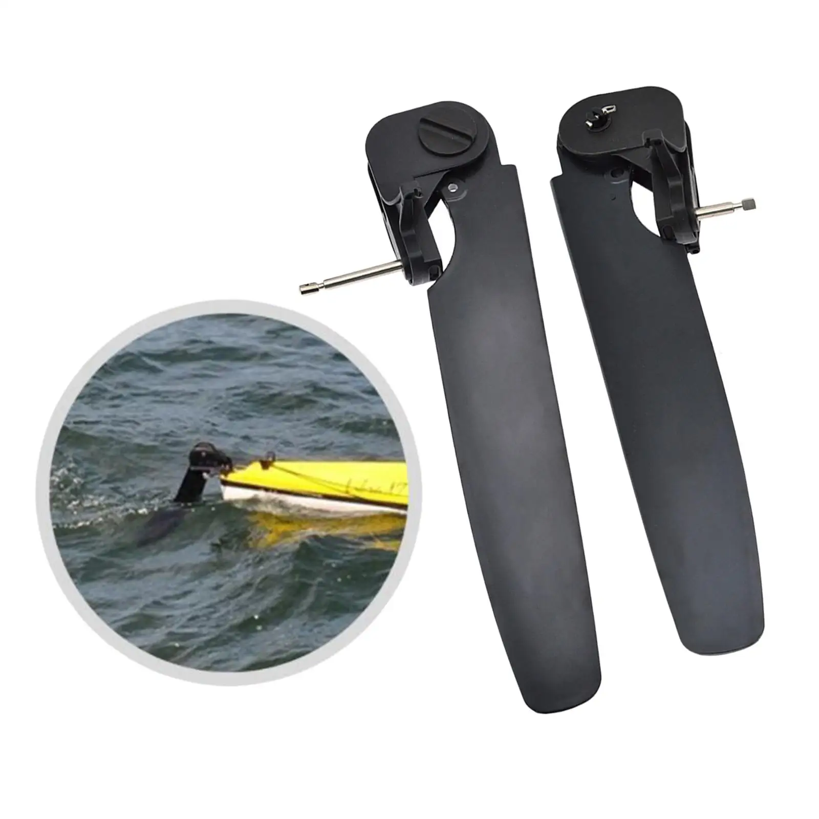Kayak Boat Rudder Foot Control Switch Direction Accessroy Blade Black Steering System for Canoe Tail Watercraft Fishing Boat Sea