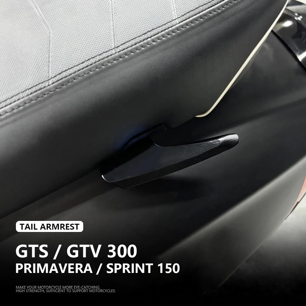

For Vespa Sprint150 Primavera 150 GTS300 GTV300 Motorcycle Tail Armrest CNC Rear Passenger Handle Thickened Grab Bar Armrest