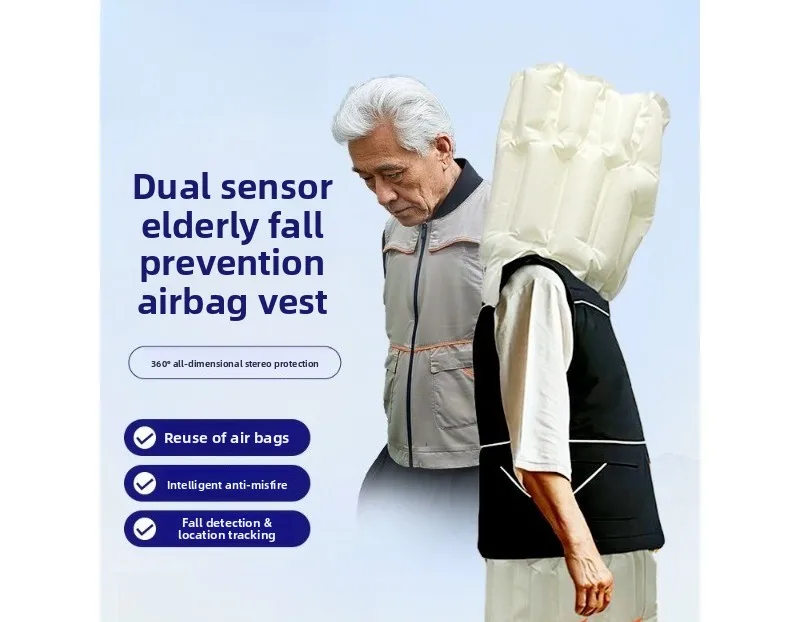 Old Man Anti-drop Vest Airbag Vest Type Smart Head Hip Bone Anti-fall Protection Artifact