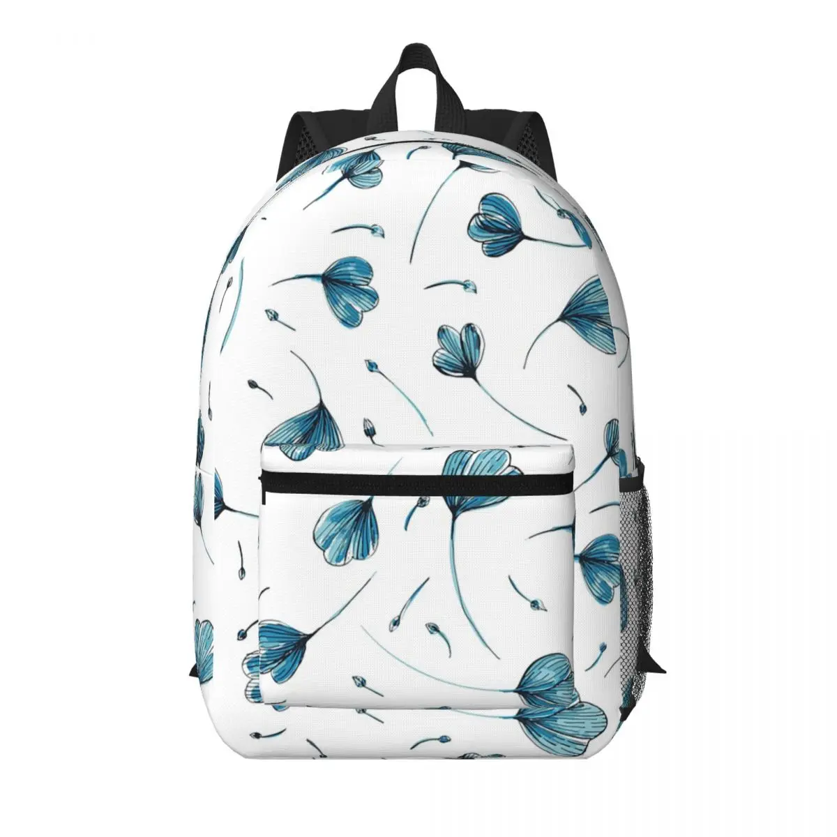 Big Hart Leaves - Mochila escolar para estudiantes de la Marina, mochila de viaje para senderismo, mochila para niños y niñas, bolsos de hombro