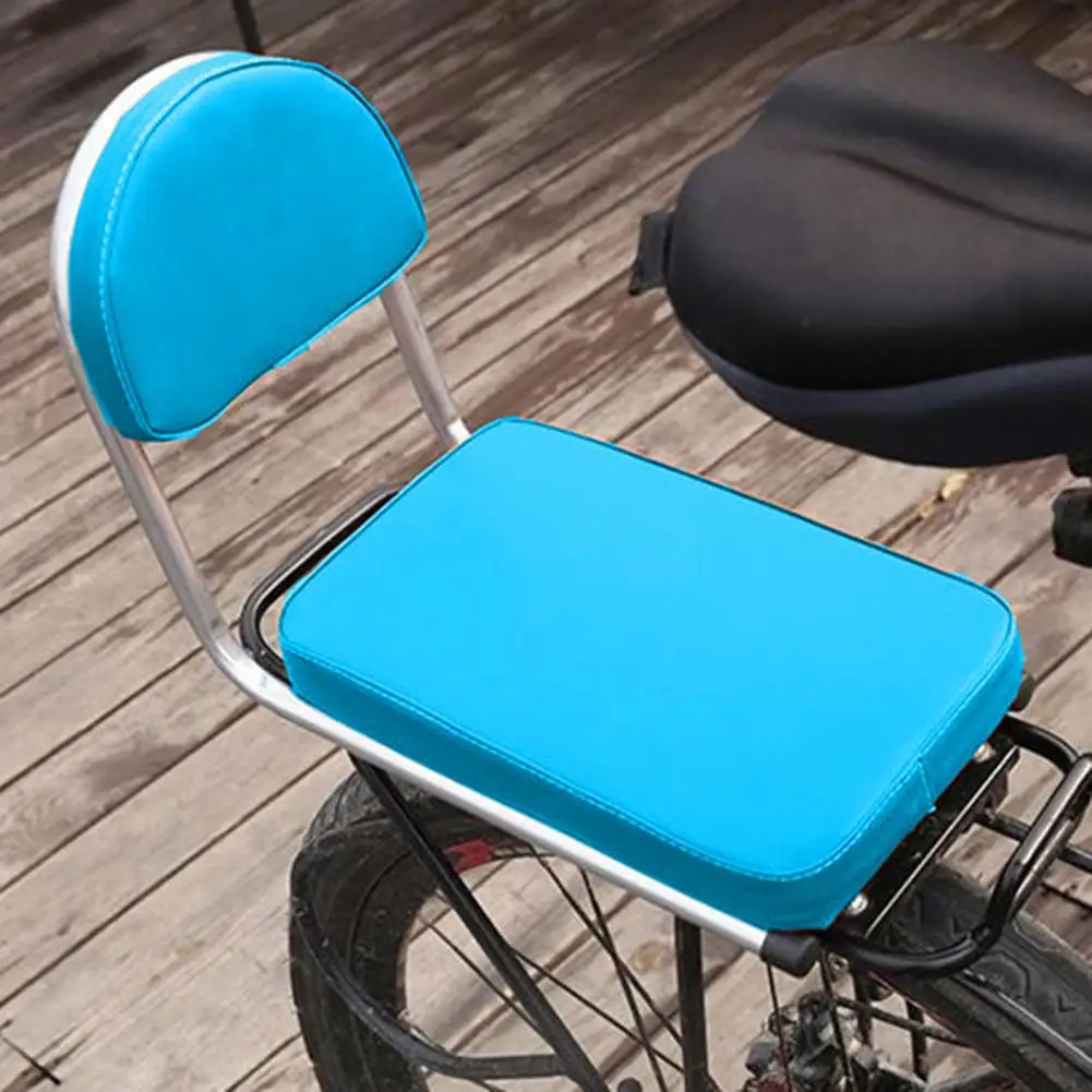 Bicycle Rear Seat Cushion Thicken MTB Bike Seat Cushion Soft Sponge Cushion Children's Backrest Seat Cushions BIke Supplies