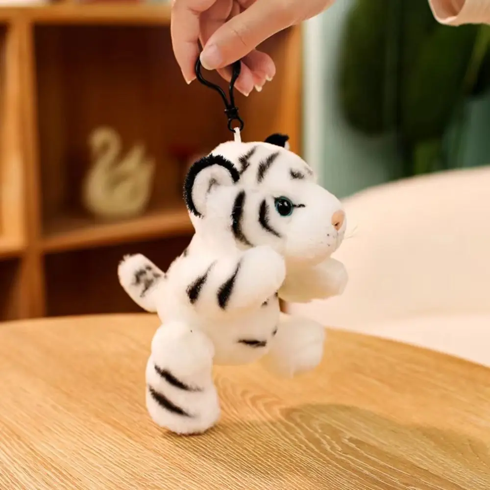 Animal Theme Claw Tiger Keychain Stuffed Keychain Paw Holder Tiger Pendant 13cm Tiger Backpack Decoration