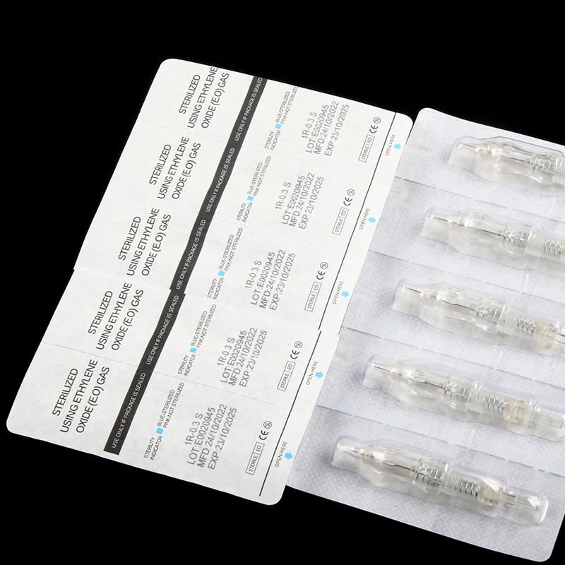 20PCS Revolution Tattoo Needle Cartridge Permanent Makeup Screw Cartridge Needles For Black pearl pmu Machine Kit 1RL 3RL 5RL