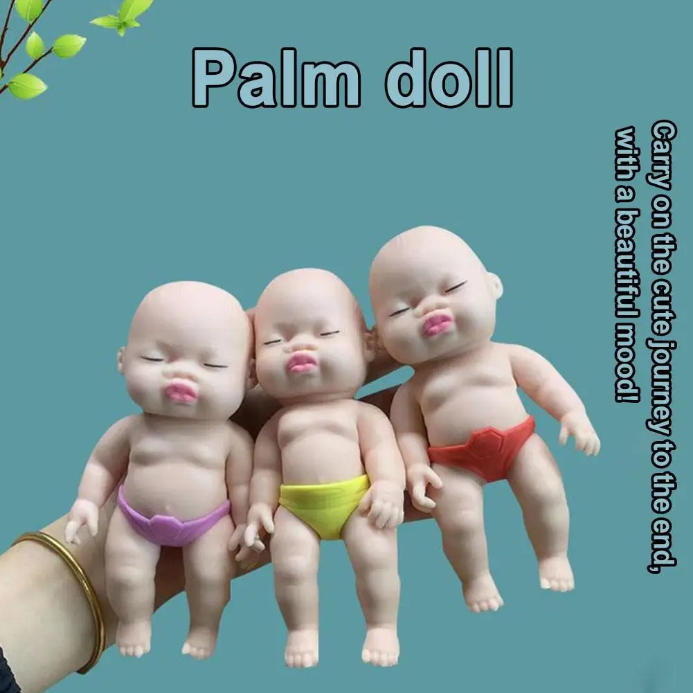 

New Doll Knead Toy Sand Palm Baby TPR Lala Slow Rebound Creative Pressure-relief Pinch Music Toy Low Rising Stress Relief Toys