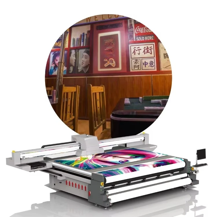 TC-FR3221 True Colour Series UV Flatebed Printer Manufacturing Machine for Advertising Post Card Wall Paper - view 2