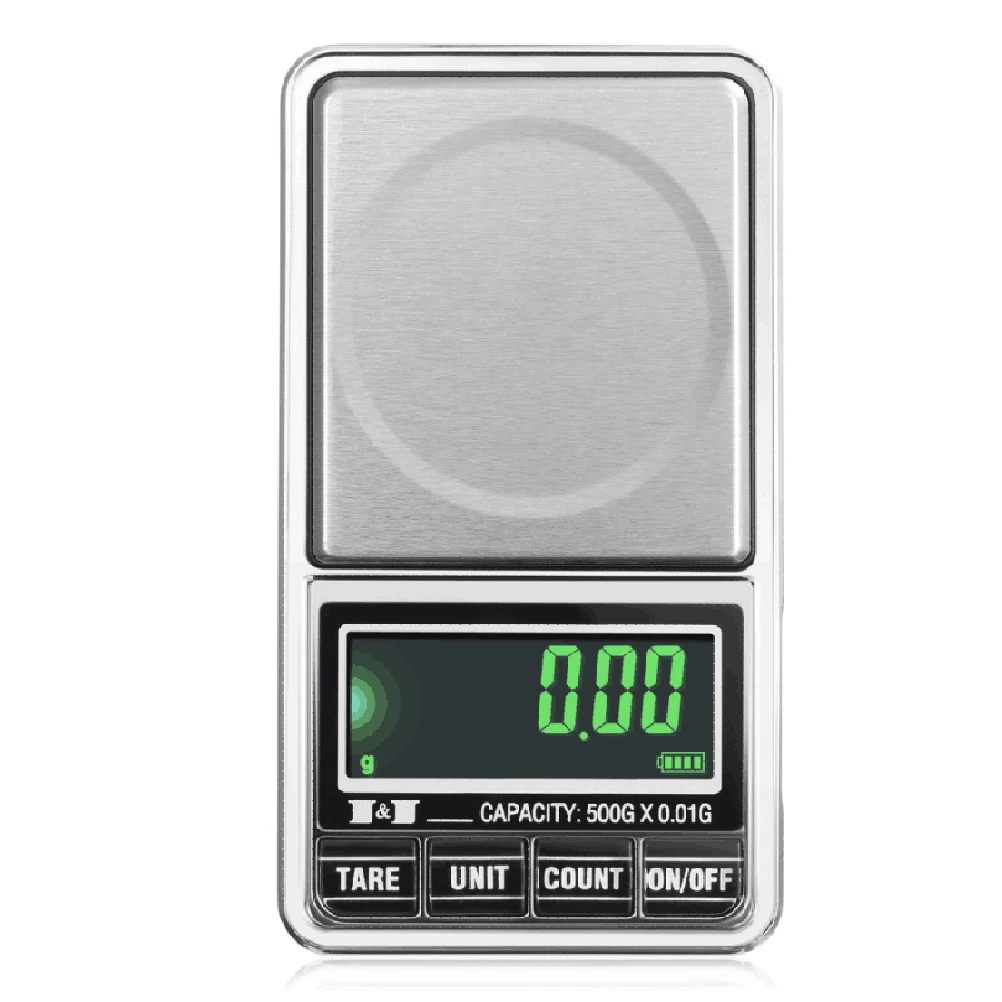 

Digital Jewelry Scale 0.1g Precision 1000g Capacity Kitchen Scale for Gemstones Gold Silver Weighing