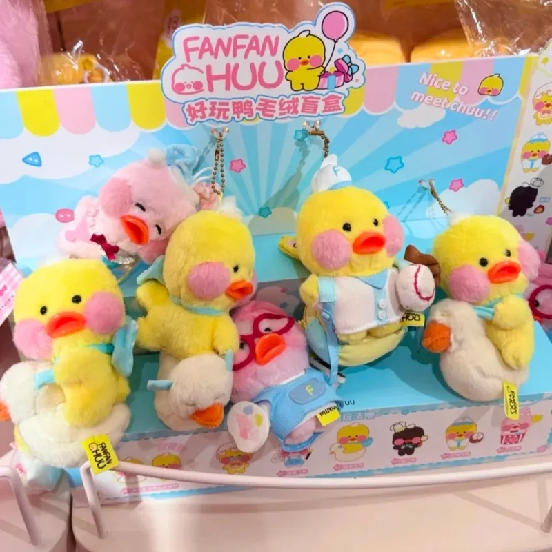

Original Genuine Fanfanchu Series Blind Box Versatile Duck Pendant Cute Desktop Ornament Blind Boxes Graduation Trendy Toys Gift
