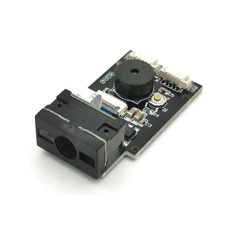 2026 GM65 1D 2D Barcode Reading Board CMOS QR Code Scanner Reader Module USB URAT 617nm 6500K DIY Electronic Kit with Cable Conn