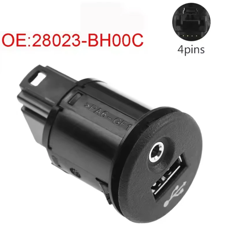 

0XXD 28023-BH00C CAR 3,5 мм адаптер порта USB Вспомогательный штекер для Frontier 2011-2019