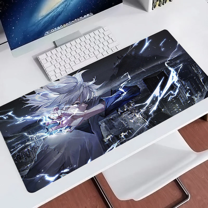 Hot Anime Mouse Pad H-hunter x H-hunter Killua Gaming Accessories Office Computer Desk Mat Rubber Mousepad Varmilo Keyboard Pad