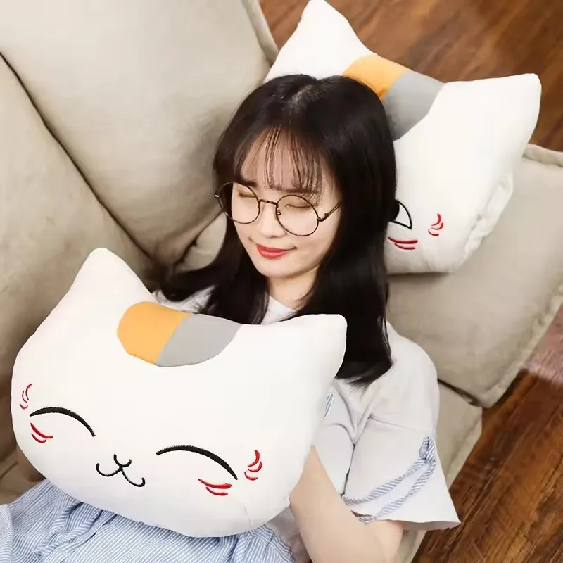 

kids cute gift Winter Cartoon Plush pillow Hand Warmer Cat teacher Soft pillow Hand Hold Warm Cushion Gift. Non electrical