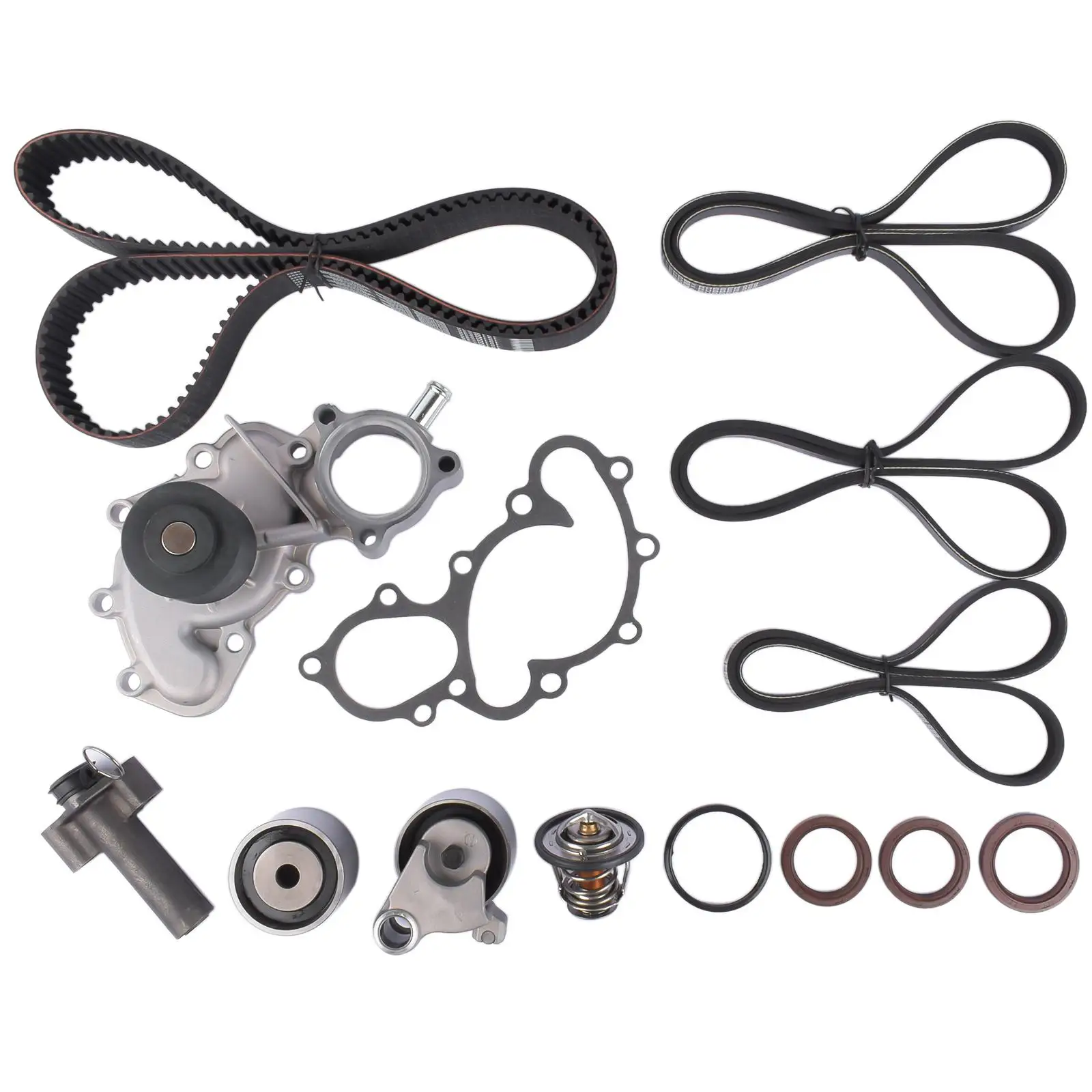 Kit de courroie de distribution de pompe à eau, Toyota 4Runner Keepoma T100 Tundra 5VZFE 2WD et version, 13503-62040, AP01