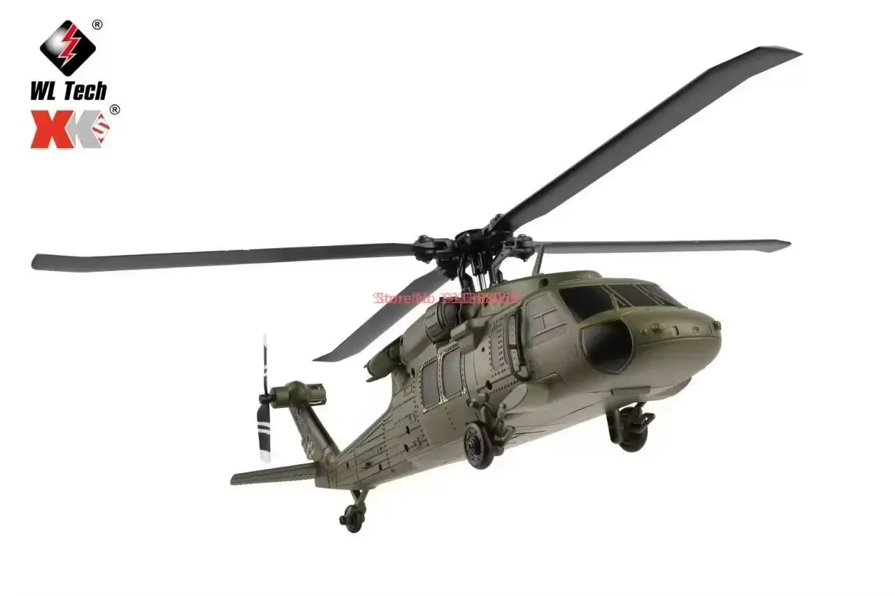 Wltoys K170 Black Hawk Uh60l zdalnie sterowany helikopter cztery kanały cztery śmigła symulacja bezszczotkowa stała wysokość Model Ai