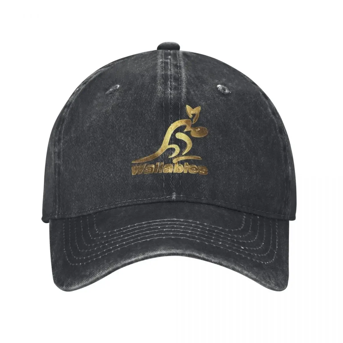 

Australia Rugby Wallabies Gold Baseball Cap Thermal Visor Luxury Brand cute Rave Trucker Hats For Men Women's