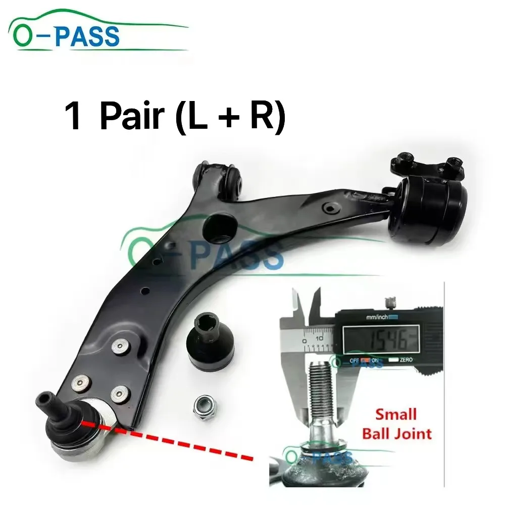 

OPASS Front lower Control arm For Ford Focus II C-MAX & VOLVO S40 C70 V50 2004- 1362650 Small Ball Joint