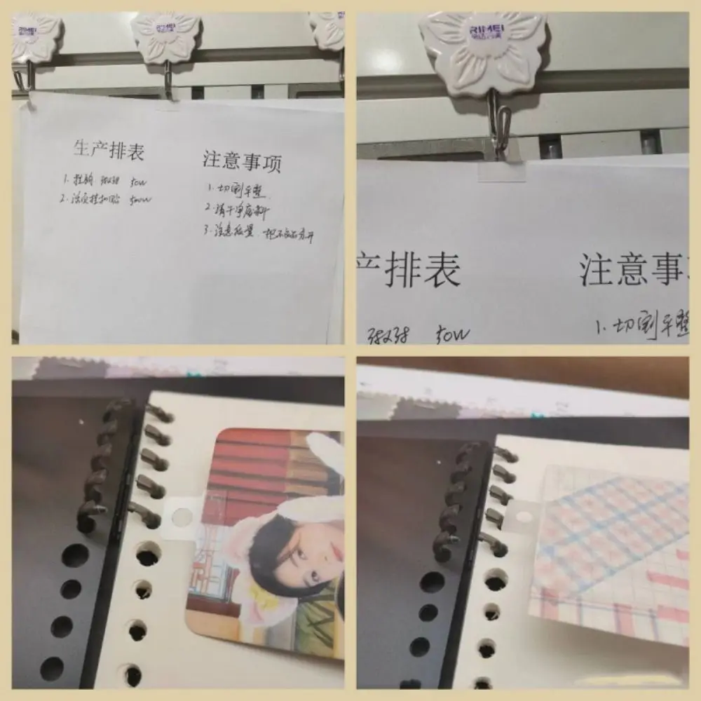 Etichetta da appendere in plastica autoadesiva da 300 pezzi Foro rotondo resistente allo strappo Foro trasparente Rinforzo salvaspazio Durevole