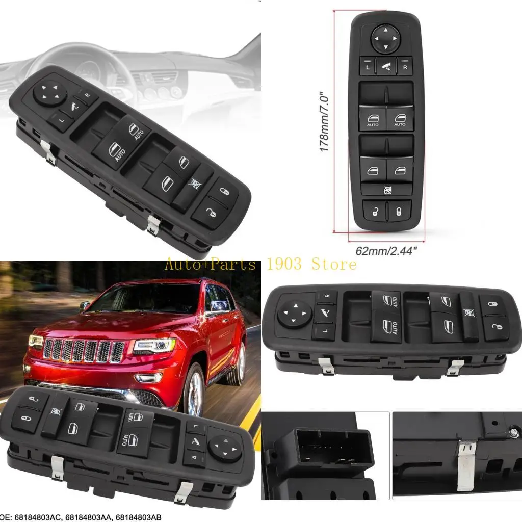 

E21C Car Power Window Switches 68184803AC 68184803AA Window Control Switches