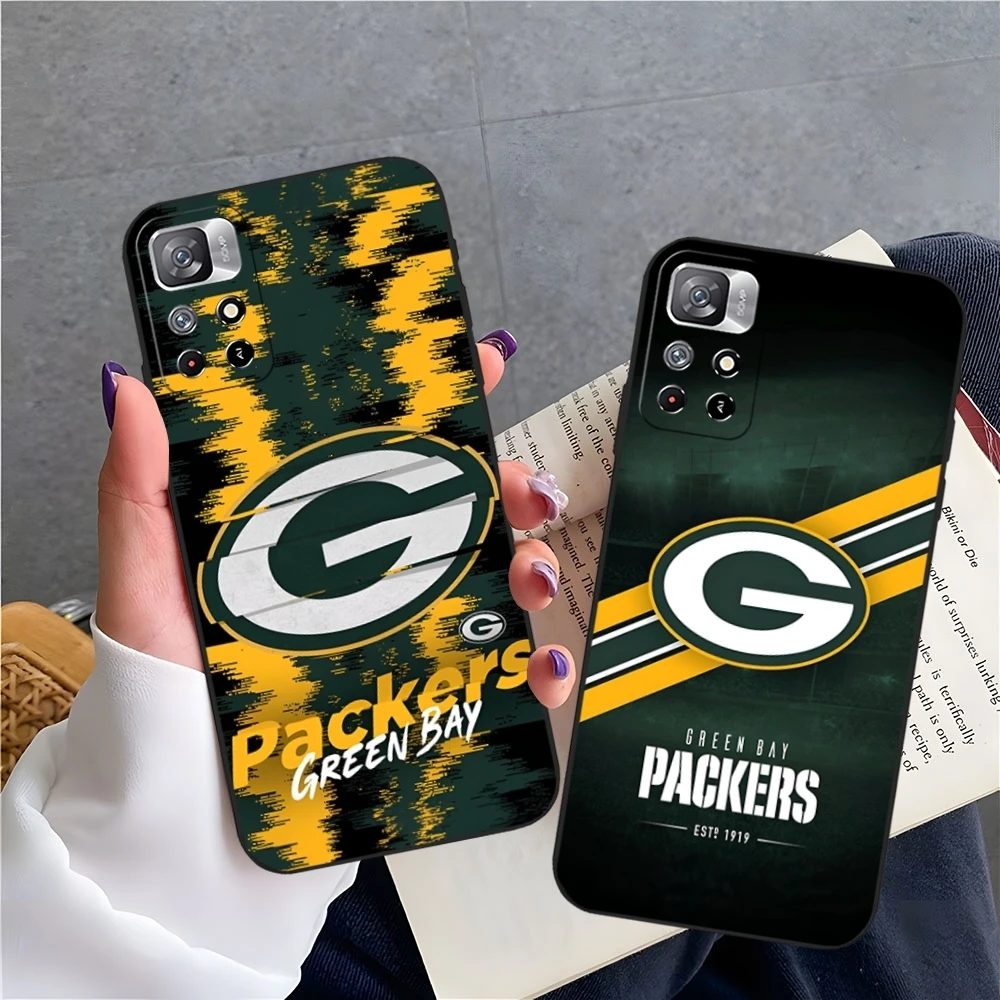 G-Green B-Bay P-Packers Phone Case for Xiaomi Redmi Note 14 13 12 11 9 Ultra 10 Lite POCO F4 F5 X5 Pro Plus Cover