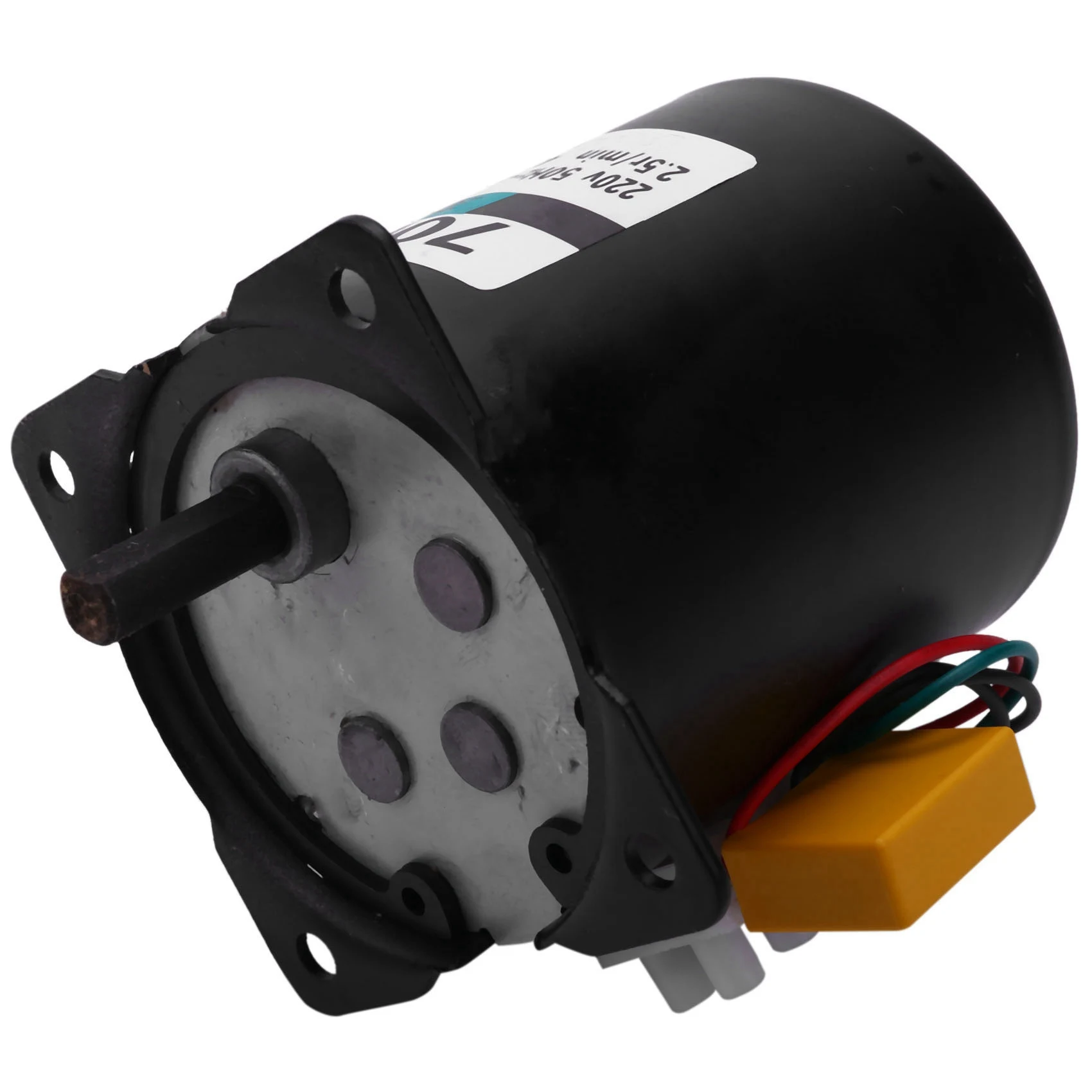 A85M 2X 220V AC 40W Motor Roda Gigi Kecepatan Rendah 70KTYZ Motor Sinkron Magnet Permanen Motor Torsi Tinggi Kebisingan Rendah