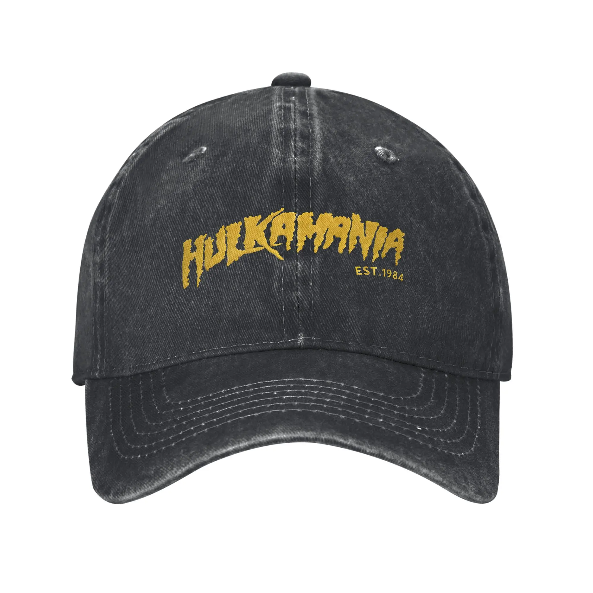 

Hulk-Hogan Hulkamania Forever Men Women Baseball Cap Wrestling Legend Distressed Washed Hats Outdoor Adjustable Fit Sun Cap