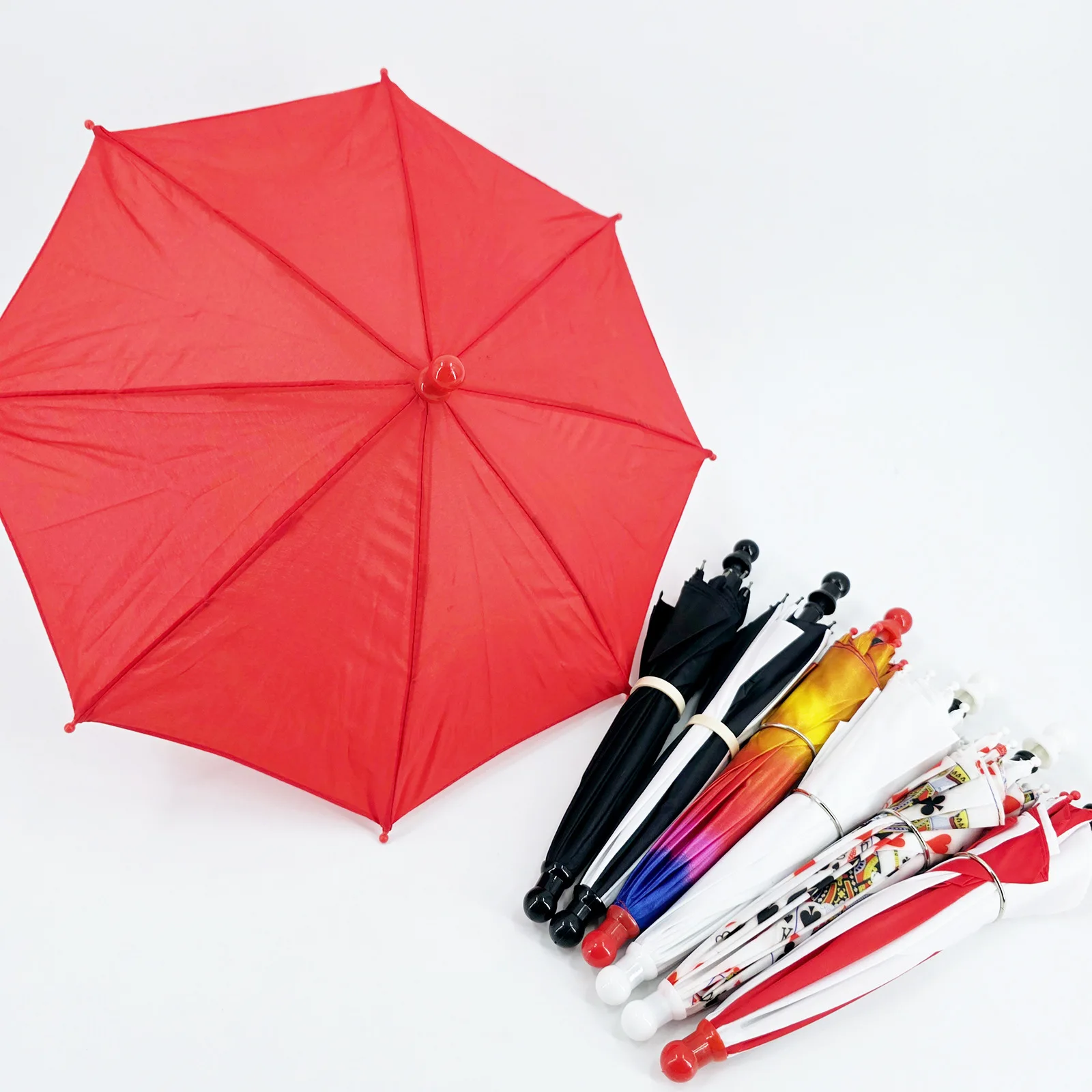 Goochelaar rekwisieten 10st magisch uiterlijk paraplu - professionele podium rekwisiet voor onmiddellijke productie en verdwijnende prestatietrucs