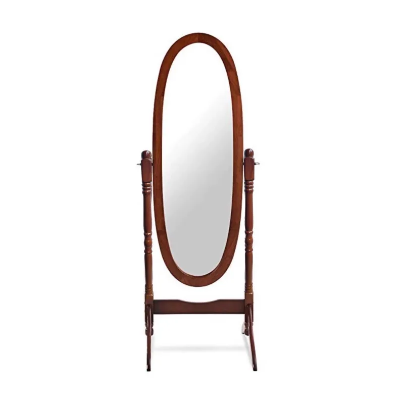 

Round full-length mirror