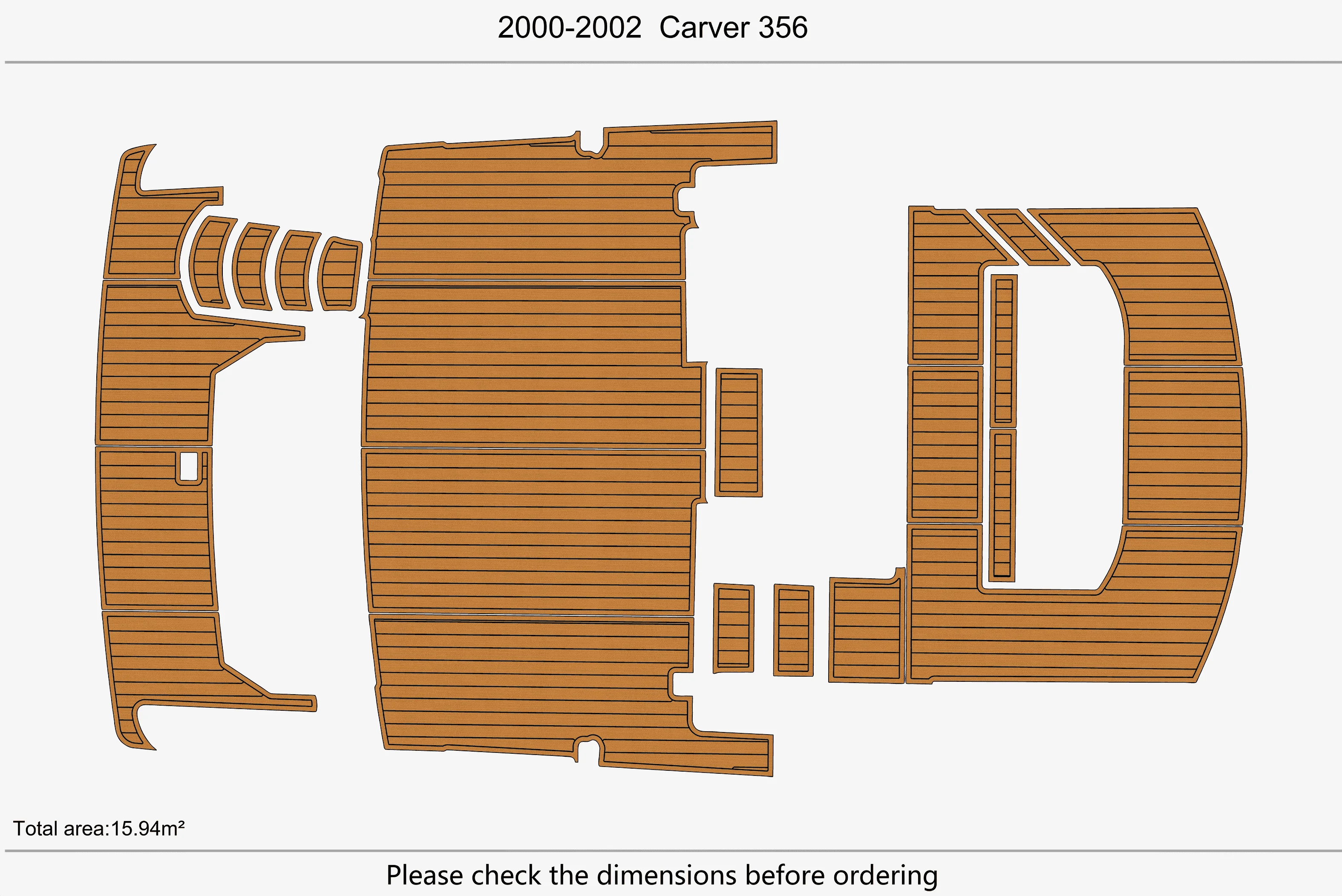2000-2002  Carver 356 1/4