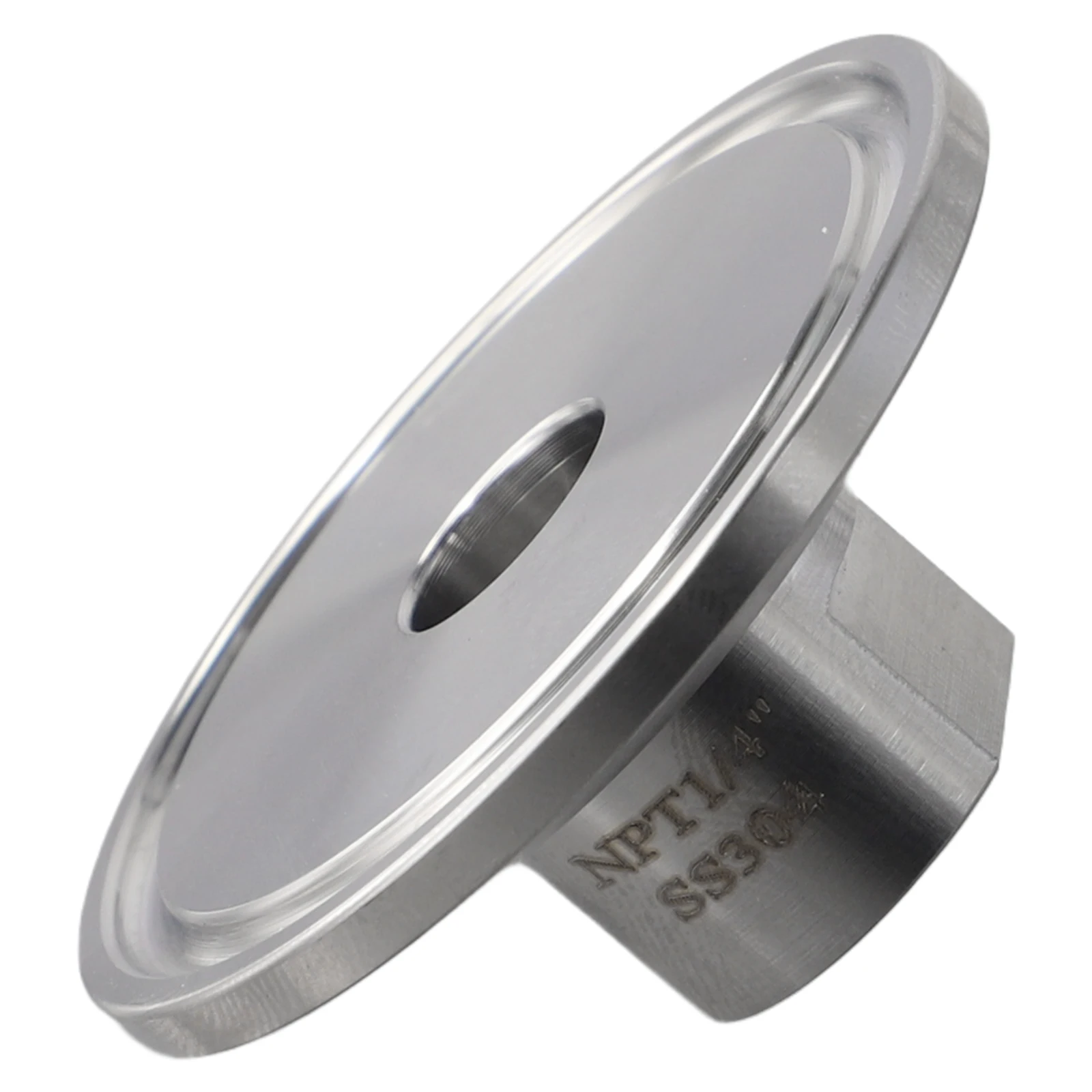 

Robust TC Adaptor Designed for Use in Food and Beverage Industries Allows Connection from Standard Sizes to a 14 Female NPT