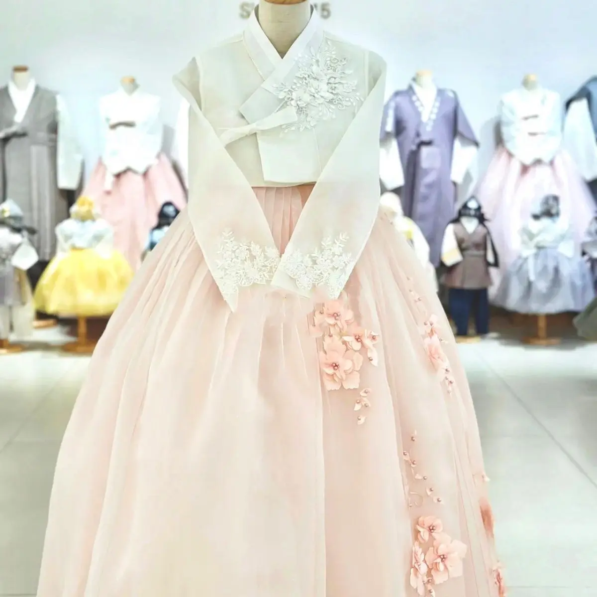 فستان قصر جديد راقي فستان يانجي كوري للنساء فستان زفاف على الطراز الكوري تنورة تول لالتقاط الصور