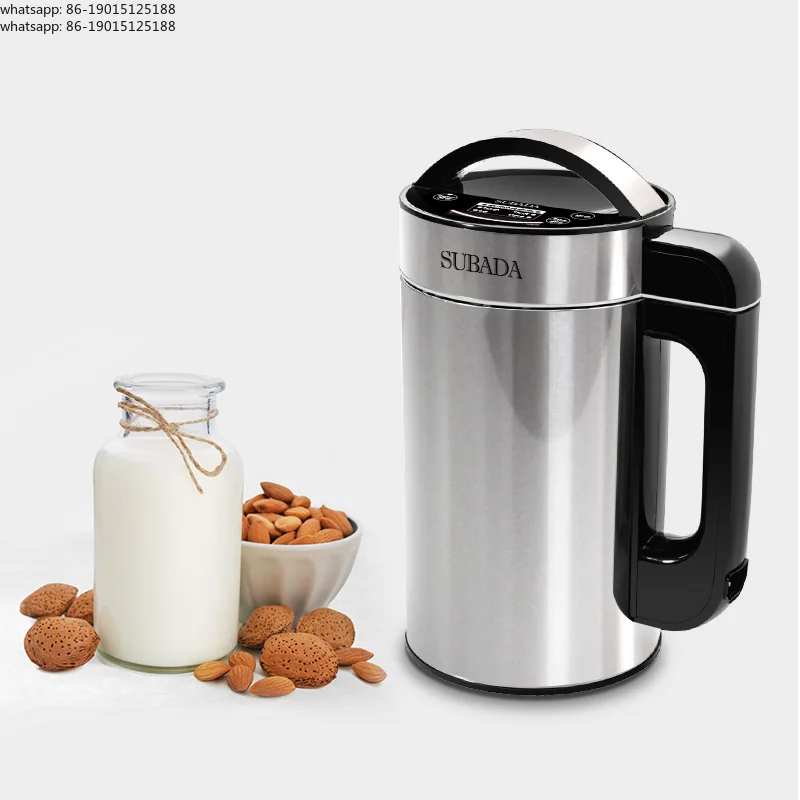 1.5L large-capacity automatic soybean milk machine and nut milk machine, built-in stainless steel filter basket mixer oat