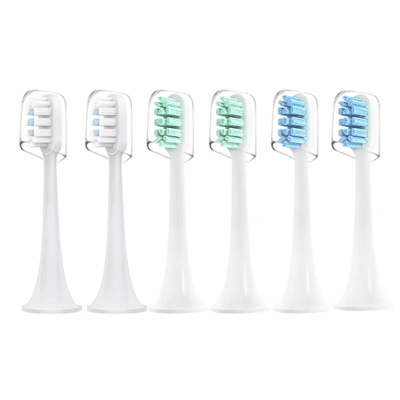 หัวแปรงแบบเปลี่ยนได้2/4ชิ้นสำหรับแปรงสีฟันไฟฟ้าระบบโซนิก T500/T700 T300ยี่ห้อเสี่ยวหมี่