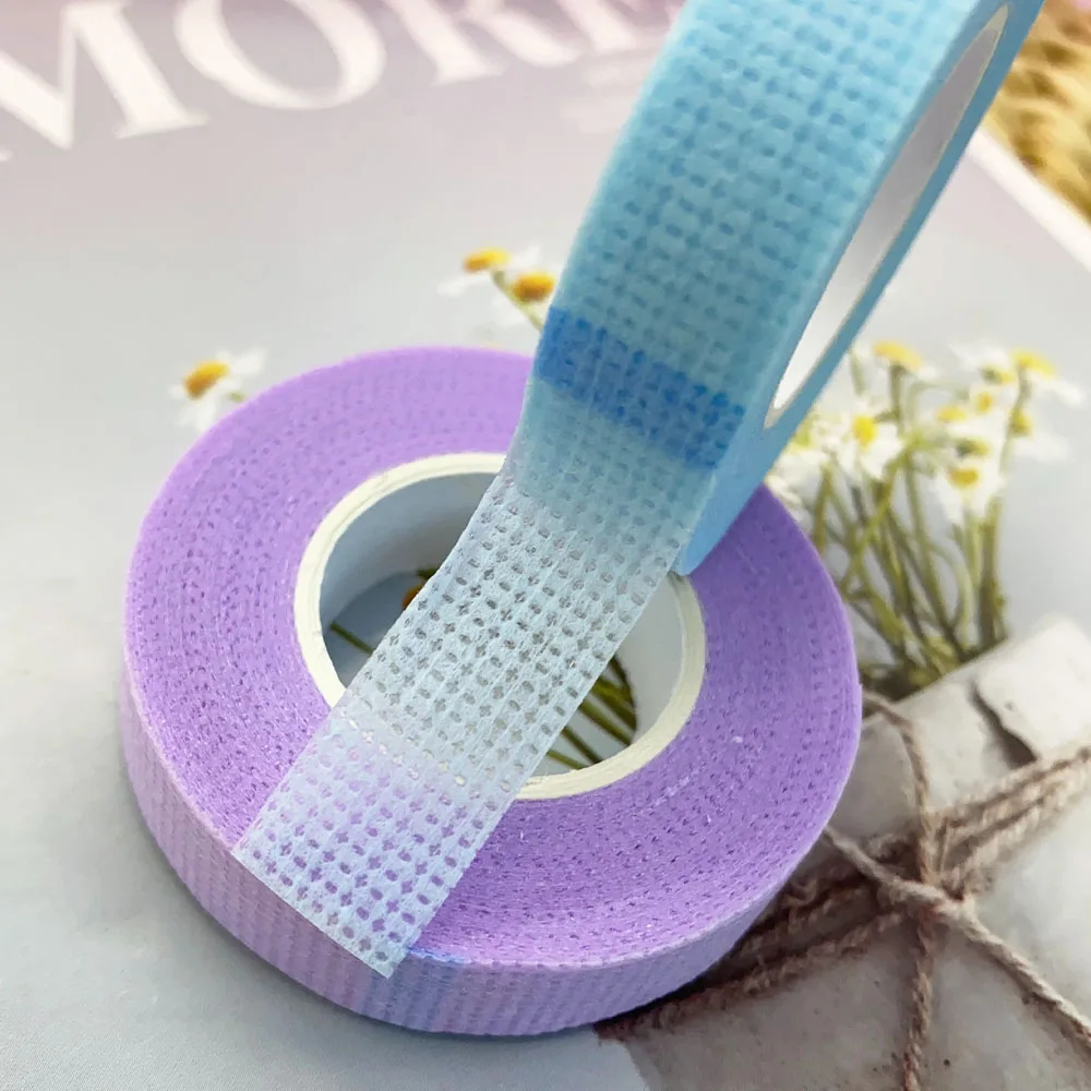 5pcs Eyelash Extension Tape Breathable Non-woven Cloth Adhesive Tape for Lash Extension Eye Stickers Makeup Tools Eye Patches