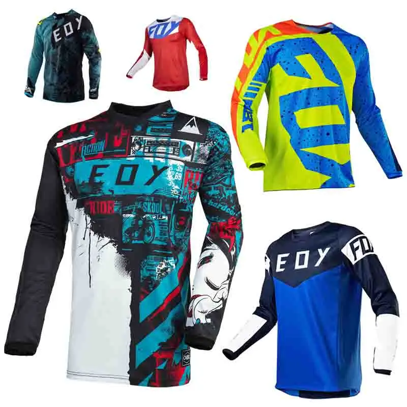 2024 Motocross Mountain Enduro Fahrrad Kleidung Fahrrad Moto Downhill T-Shirt Frauen Männer Rad