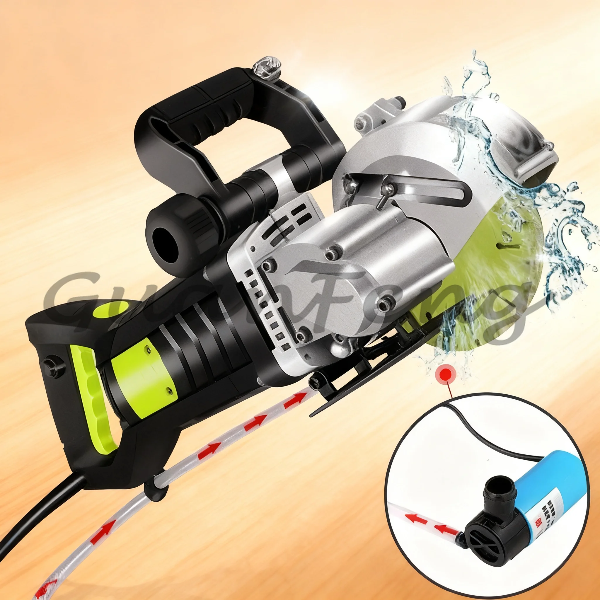 Dust-Proof Electric Wall Slotting Circular Saw, Reinforced Concrete Wall Chaser for Grooving