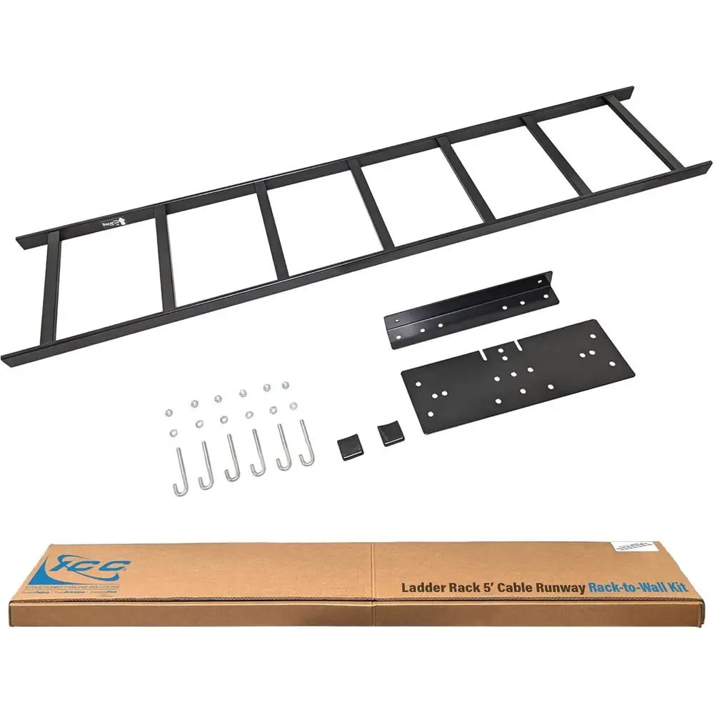 

5' Cable Runway Ladder Rack Mount Kit, 16-Gauge Steel, USA-Made