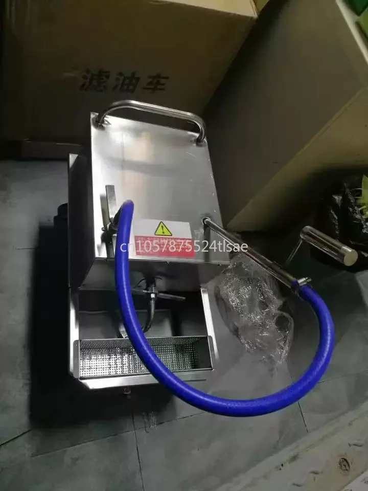 

38L Commercial Oil Filter Truck, Hamburg Shop Small Shortening Large Capacity Fryer Filter