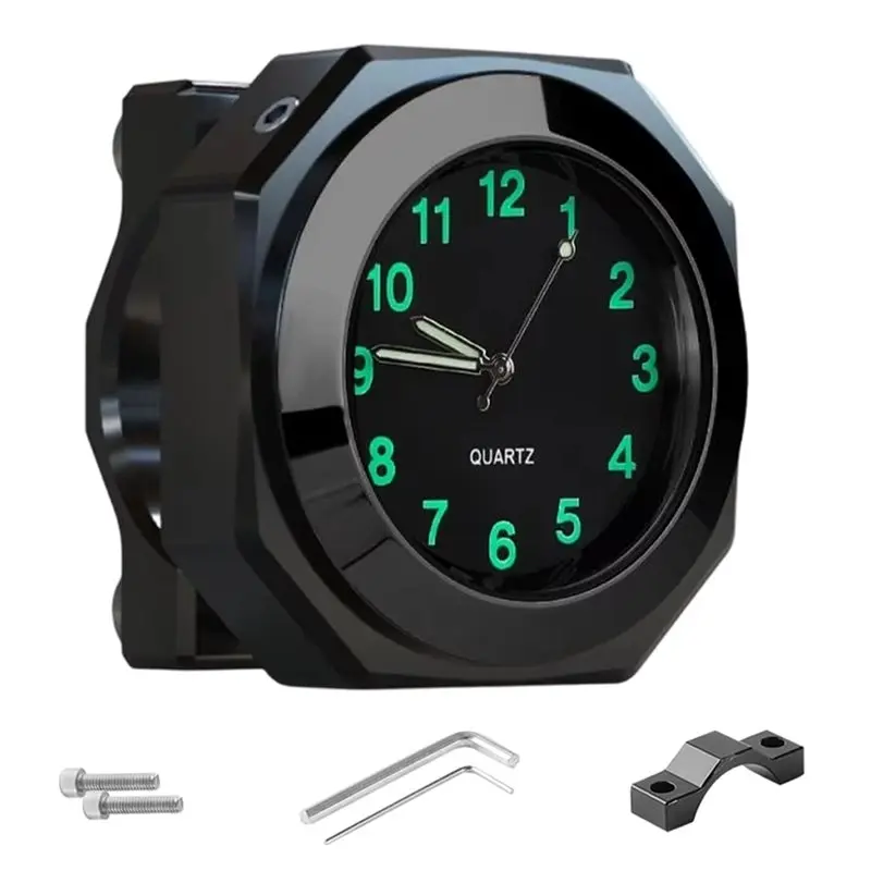 

Efficientt-Digital Clock Motorcycle Watch Luminous Multi-Function Waterproof Portable Compact For Bike Handlebar