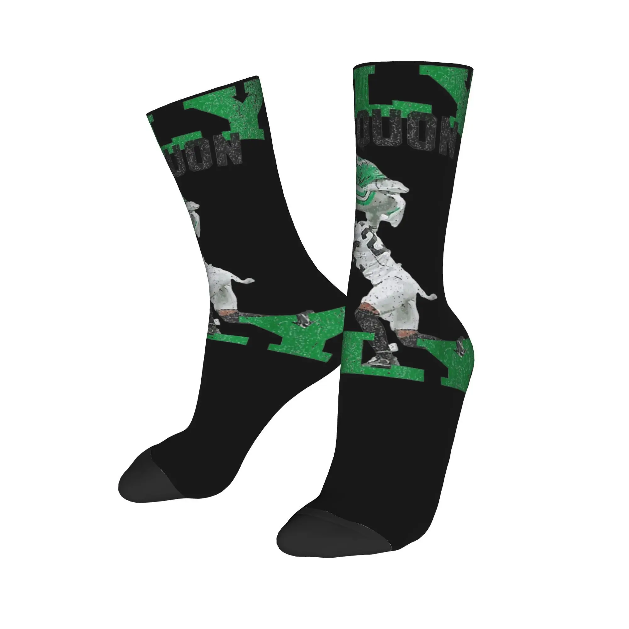 Casual Women Men Crew Socks FLY SAQUON FLY Football No Look Reverse Hurdle Merch Soft  Sweat Absorbing Dress Socks