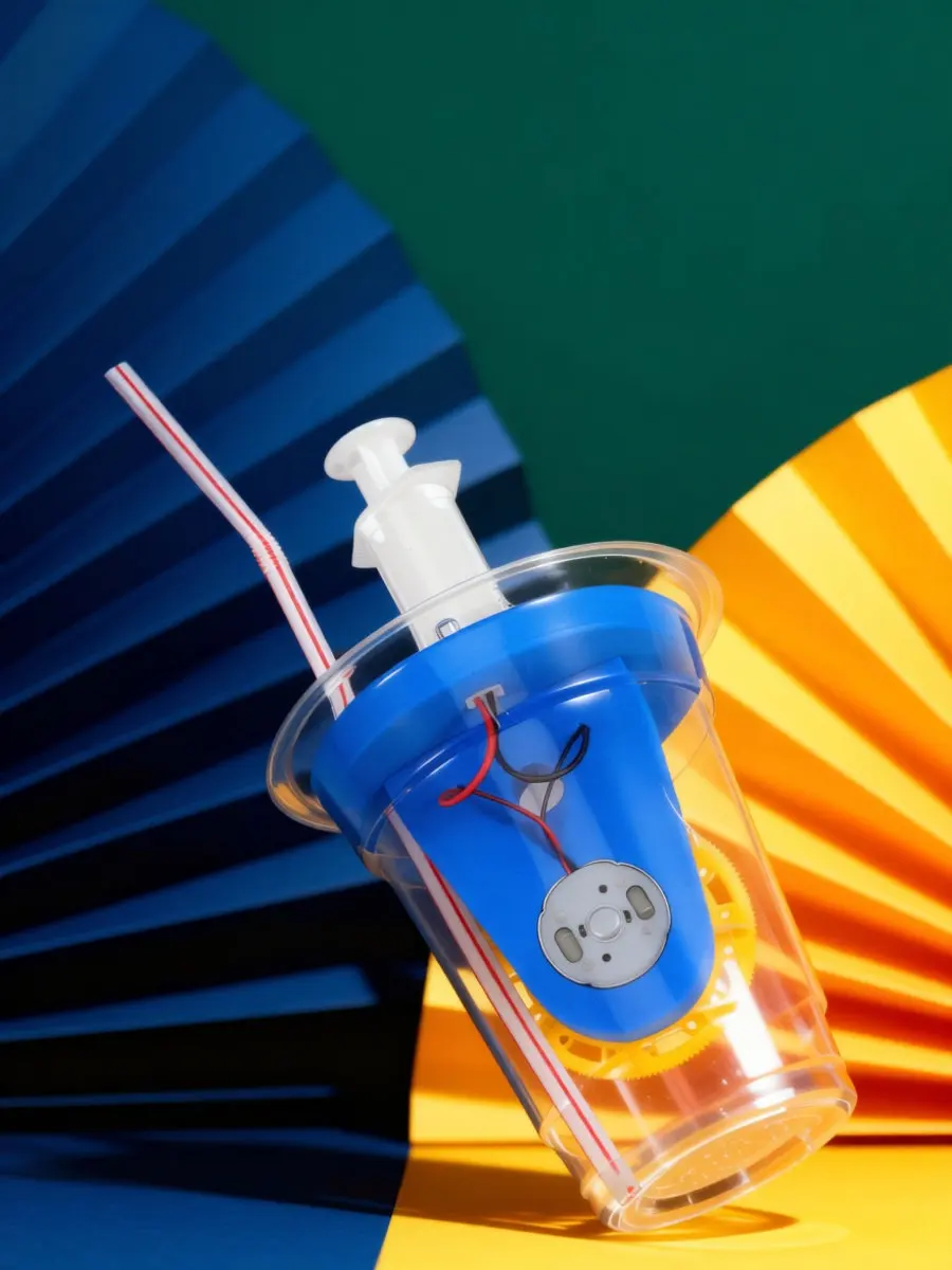 1Set Dual-Mode Hydro Wind Power Generation Science Experiment Kit Stem Educational DIY Learning Tool for Kids Classroom Home