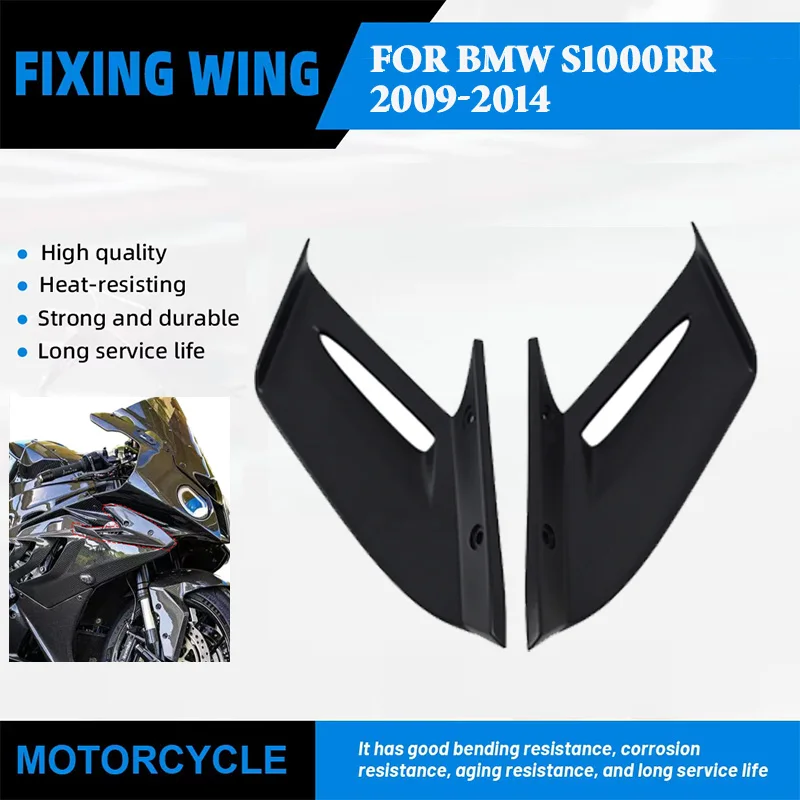 

For BMW S1000RR S1000 RR 2009-2014 Motorcycle Front Aerodynamic Wing Fixed Wing Spoiler Windshield Wing Aileron Side Winglet