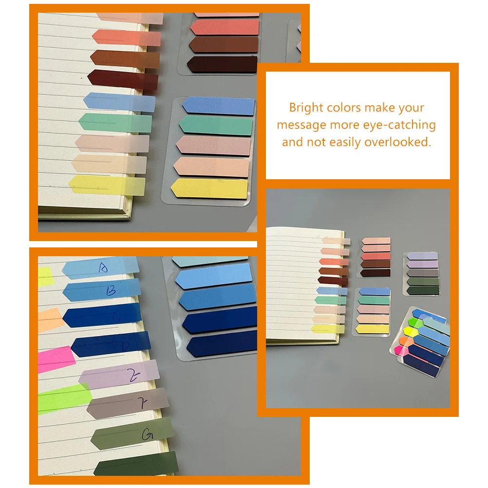 

Colorful Fluorescent Index Tabs Sticky Page Markers For Books Notebooks Memo Pads Reading Annotation Supplies