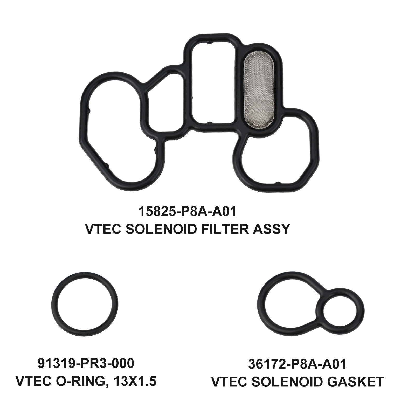 91319-PR3-000 ​Spool Valve Gasket Spool Valve ABS Rubber Gasket Kit 91319-PR3-000 36172-P8A-A01 Brand New Hot Sale