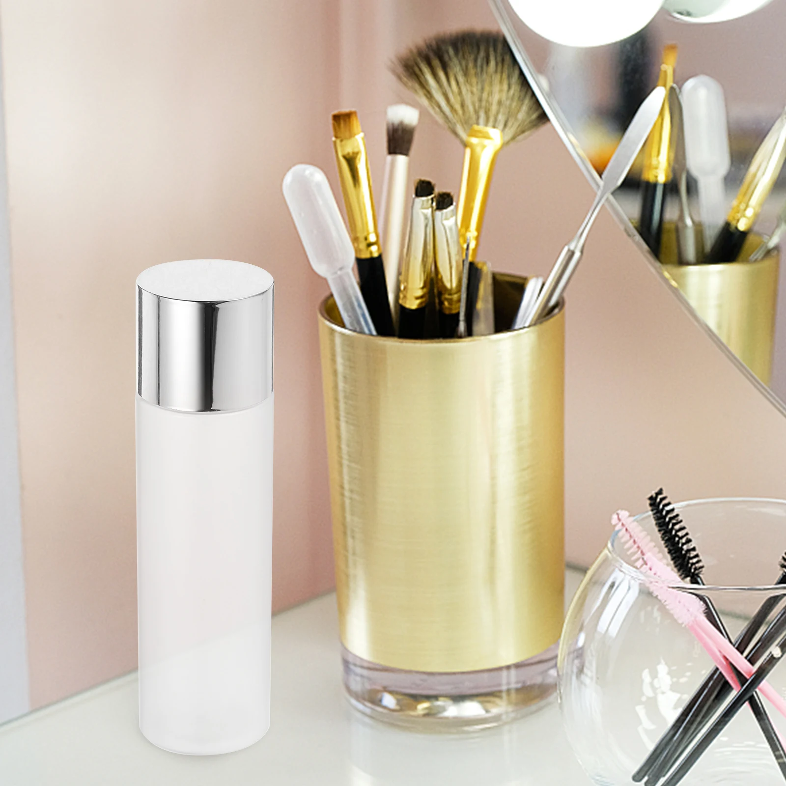

3pcs Toner Bottle Sample Bottles Travel Size Lotion Containers Dispenser Makeup Bottle Refillable Sub Emulsion Leak