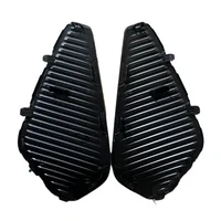 Kit de cubierta de rejilla de luz antiniebla del parachoques delantero del coche, 1675867980 YL017824XT, para Peugeot 3008, 2020, 2021 +